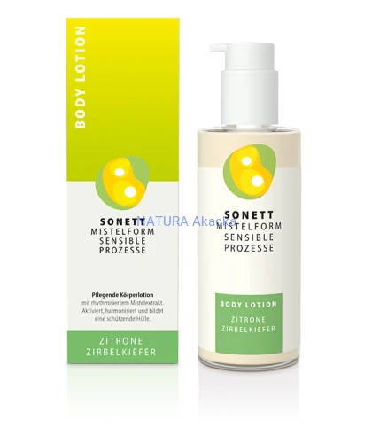 4007547773103 Sonett Emulsja do ciała Cytryna - Limba z ekstraktem z jemioły, 145 ml (z dozownikiem)