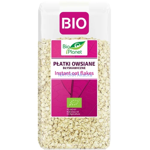 5907814667311 BIO PLANET Płatki owsiane BŁYSKAWICZNE BIO 600g