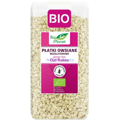 5902488066101 BIO PLANET Płatki owsiane BEZGLUTENOWE BIO 300g