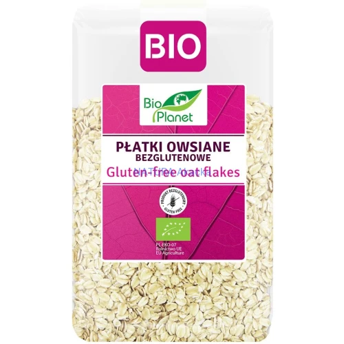 5902488066095 BIO PLANET Płatki owsiane BEZGLUTENOWE BIO 1kg
