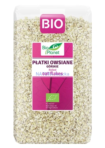 5907814666314 BIO PLANET Płatki owsiane GÓRSKIE BIO 600g