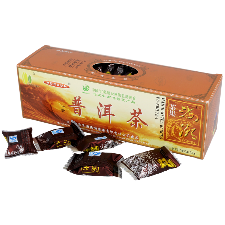 Herbata Czerwona prasowana w kostkach Pu-erh Tea HAICHAO 6918970229885 meridian Yunnan
