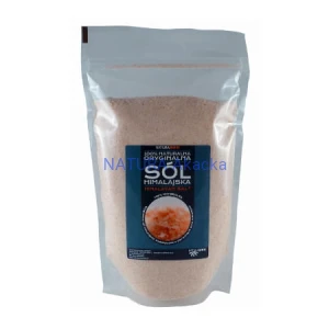 Sól himalajska drobna 1 kg (różowa)