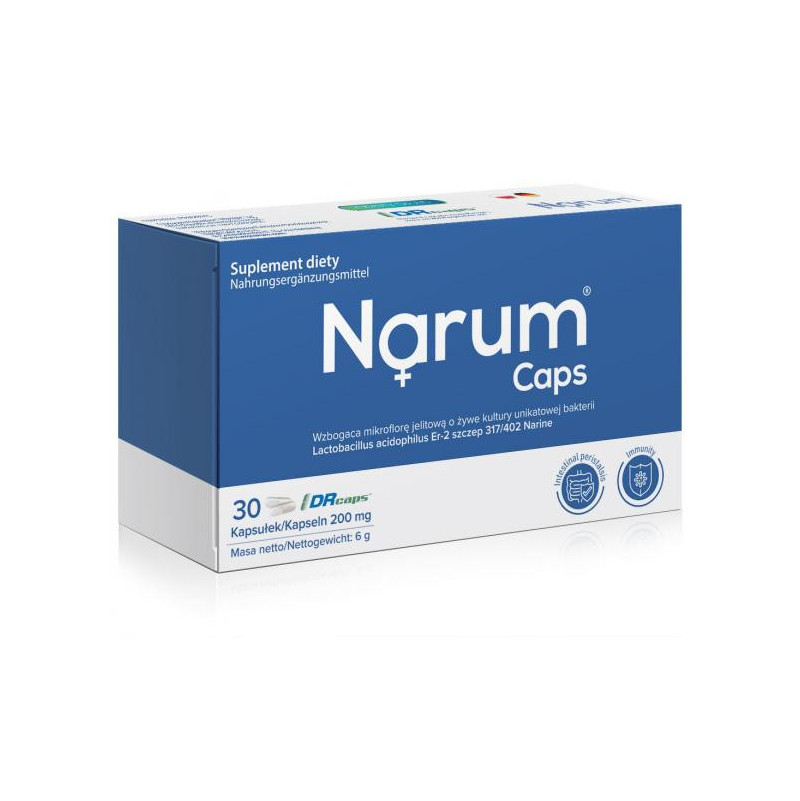 Narum i bakteria Narine – dlaczego to rewolucja w dbaniu o jelita? Poznaj właściwości i dawkowanie.